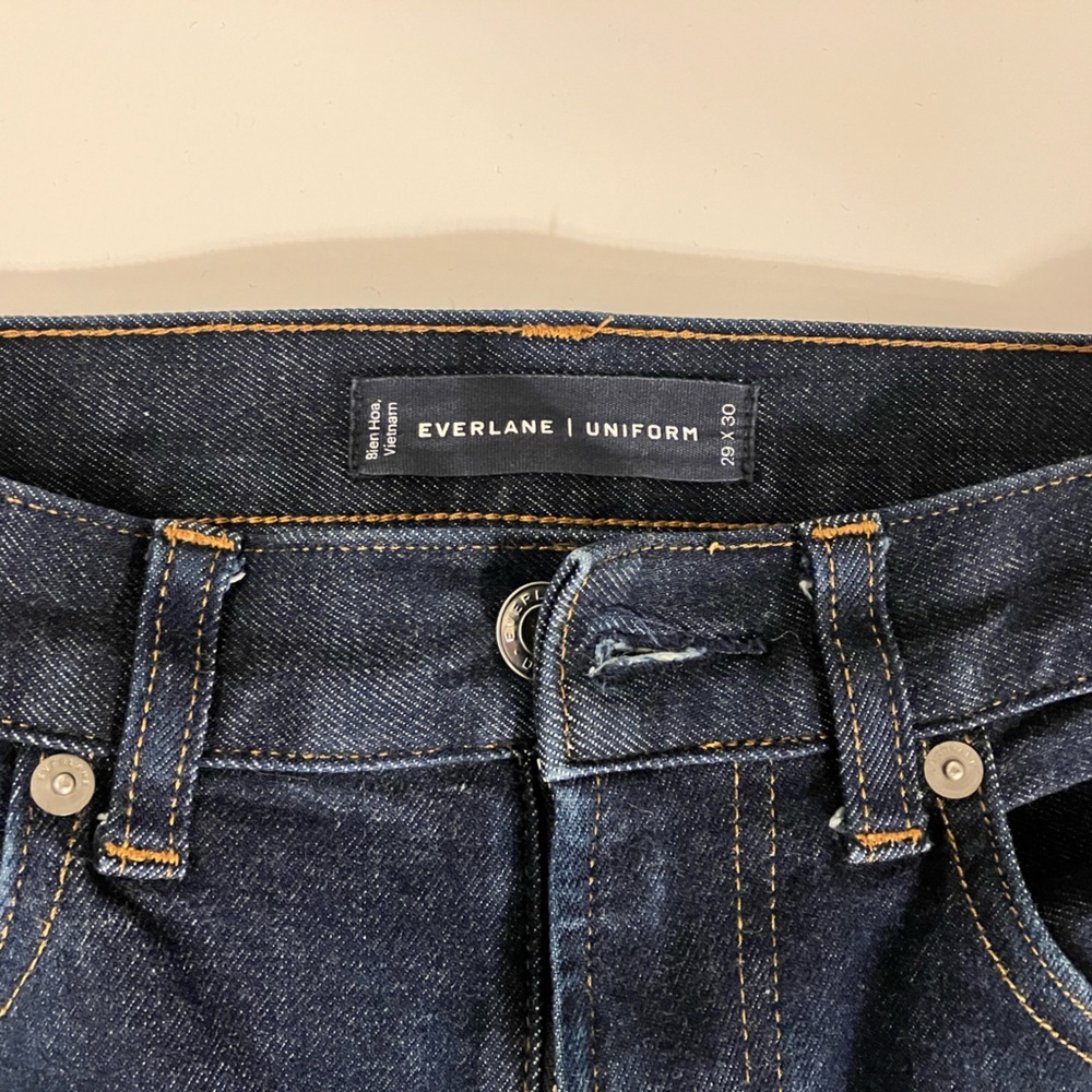 29x30 Everlane Uniform skinny jeans dark wash